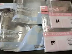 ダイソー　3穴バインダー　クリアポケットタイプ　B8　リフィル　2個セット