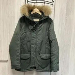 N3-B フライトジャケット TALONジップ セージグリーン M n3b