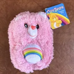 レア ケアベア CareBears ふわふわ ポーチ ピンク ファスナー くま
