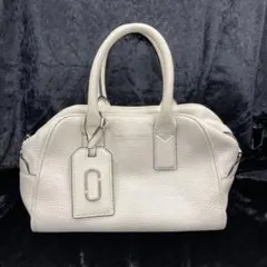 マークジェイコブス ゴッサム スモールバウレット ハンドバッグ オフホワイト