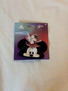 キーホルダーバッジ香港ディズニー20周年記念ミニパーティーハット ミッキーマウス