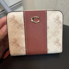 COACH 二つ折り財布 ホース＆キャリッジ