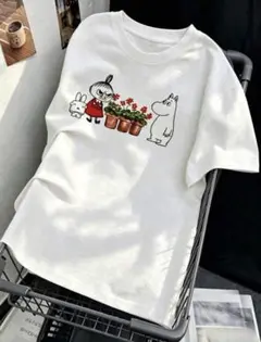 ドリカム ムーミン＆リトルミイ コラボTシャツ Lサイズ MOOMIN サイズL