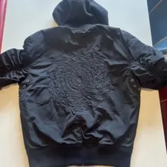 DIESELディーゼルスパイラル刺繍フライトジャケット　MA-1 極美品