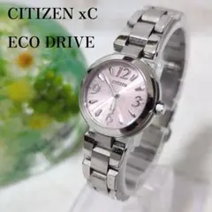 【CITIZEN シチズン】クロスシー エコドライブ ピンク文字盤 レディース