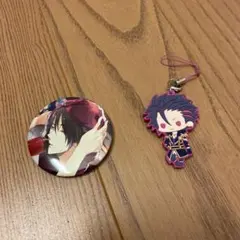 ツキウタ。睦月始　缶バッジ・ラバストセット