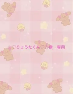 ☆♡りょうたくん♡☆様　専用ページ