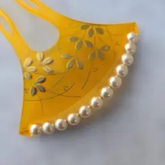 鼈甲風　かんざし　簪　真珠　パール　萩　白甲　Q4　留袖　結婚式　和装　着物