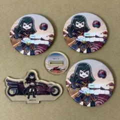 遊戯王5D's POP UP レトロアート カーリー 缶バッジ アクリルスタンド