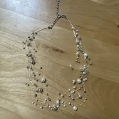 パールビーズネックレス