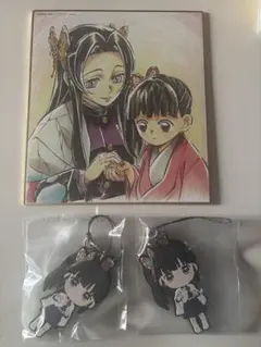 鬼滅の刃　ランダム複製ミニ色紙　胡蝶カナエ　栗花落カナヲ　一番くじ　ラバスト