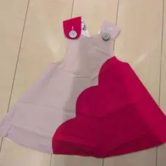 MARLMARL スヌーピー リバーシブルワンピース ピンク