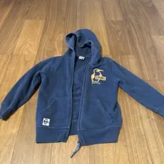 CHUMS Kids XL ネイビー パーカー