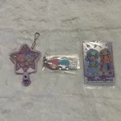 リトルツインスターズ 星型アクリルキーホルダー