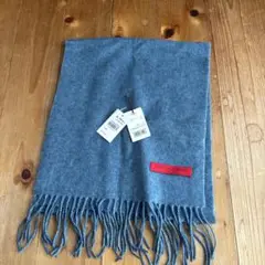 CHARLES JOURDAN ブルー マフラー　カシミヤ30% ユニセックス