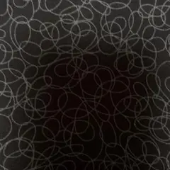 マイケルミラー生地　グルグル(黒×グレー)110×45