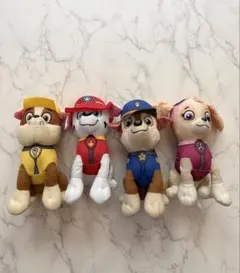 パウ・パトロール ぬいぐるみ 4体セット