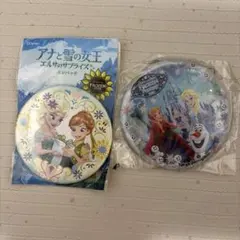 t*認様 アナと雪の女王 缶バッジ ディズニーストア - メルカリ