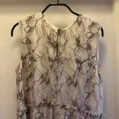 FRAY I.D レース模様 ノースリーブワンピース