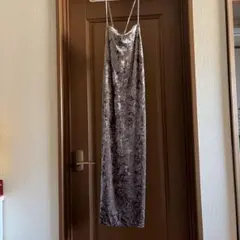 ローリーズファーム　ベロア キャミワンピース