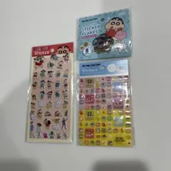 クレヨンしんちゃん おはじき タイル ぷっくりシール 【新品未開封】