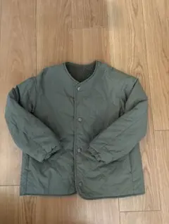 【美品】UNIQLO ユニクロ　キルティングボアリバーシブルアウター 120