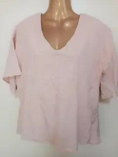ピンクベージュ 半袖 Tシャツ　moussy　　　マウジー　F　通勤　スーツのサムネイル