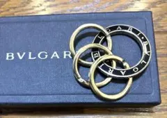 正規品　BVLGARI　ブルガリ　3連　キーリング　キーホルダー　キーチェーン