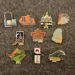 マクドナルド 世界の都市 ピンバッジ 10種セットのサムネイル