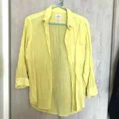 URBAN RESEARCH＊イエローリネンシャツ