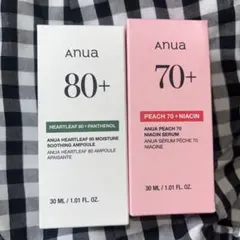 Anua ピーチ70%美容液 & 80%保湿アンプルセット　美容液