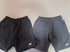 YONEX ハーフパンツ ブラック&グレー