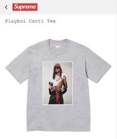 Supreme Playboi Carti Tee Heather Grey