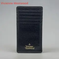 Vivienne Westwood カードケース 本革 ネイビー レディース