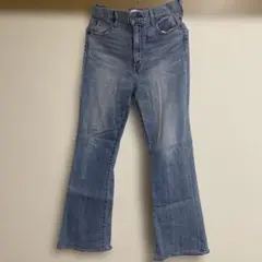 MOUSSY ブーツカットデニム ライトブルー