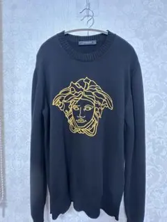 VERSACE メデューサ刺繍 ニットセーターのサムネイル