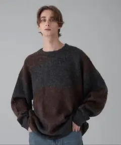BROWNY/ファジーパターンプルオーバー