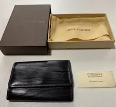 ルイヴィトン エピ ミュルティクレ6 6連キーケース タイガ ブラック