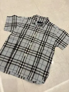 BURBERRY LONDON 半袖シャツ 120A チェック柄 - メルカリ