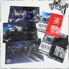 新品★5点セット／HIGH&LOW／バンダナ＆クリアファイル★LDH EXILE