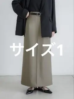 crewre　バックタックナロースカート　ブラック＆グレー　サイズ3 crewre online store / バックタックナロースカート