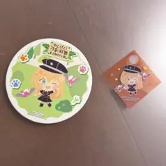 わんぱく！刀剣乱舞 東武動物公園 特典コースター ストロータグ セット乱藤四郎