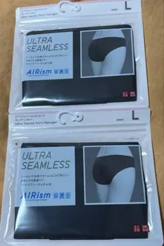 UNQLO エアリズムシームレスショーツ/ヒップハンガー2枚