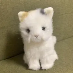 寺222 希少 ビンテージ 日本製 童心 猫 ねこ ぬいぐるみ レトロ Amazon.co.jp: 童心 シロネコL 日本製リアルシリーズ 猫の