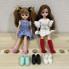 リカちゃん 人形 2体セット お洋服・靴付き