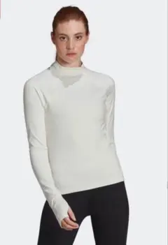 adidas カーリー・クロス 長袖Tシャツ　OT ヨガウェア