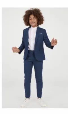【美品】H&Mスーツ　男の子　140cm キッズ　ジュニア　エイチアンドエム