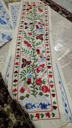 東欧雑貨 カロチャ刺繍 ハンガリー ビンテージ テーブルセンター