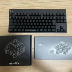 Logicool カスタムスイッチ ブラックキーボード