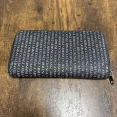 ARMANI EXCHANGE アルマーニエクスチェンジ ブラック 長財布 ロゴ